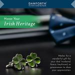 Four Leaf Clover Silver Cufflinks for Men