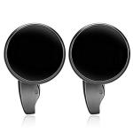 Honey Bear White Pearl Black Onyx Cufflinks