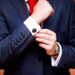 Classic Silver and Gold Cufflinks Set for Men