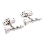 Golf Tee Cufflinks with Gift Box & Cloth