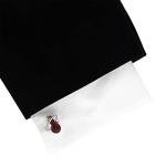 Miami Heat Silver Cufflinks with Team Logo