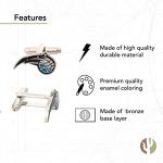 Orlando Magic Silver Cufflinks for Basketball Fans