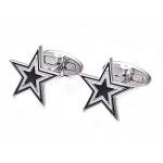 Blue Five Star Stainless Steel Cufflinks for Men