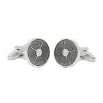 Sports Theme Silver Cufflinks for Men