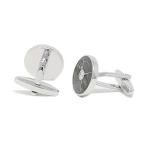 Sports Theme Silver Cufflinks for Men