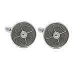 Sports Theme Silver Cufflinks for Men
