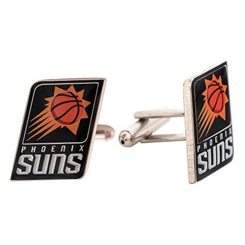 Phoenix Suns Silver Cufflinks - NBA Team Logo