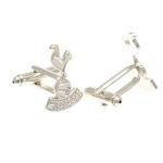 Tottenham Hotspur Silver Plated Crest Cufflinks