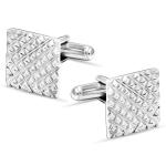 Sterling Silver Square Geometric Cufflinks for Men