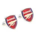 Arsenal FC Silver Cufflinks for Fans