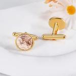 Vintage Sterling Silver World Map Cufflinks