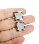 Loyallook 8-Piece Silver Cufflinks and Studs Set