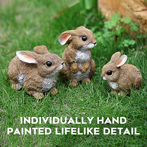 Bunny Decor Yard Set - Outdoor Garden Statues