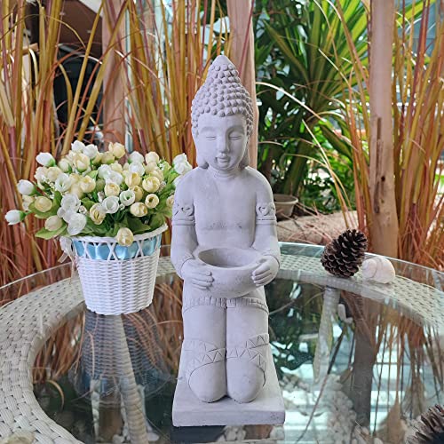 KANTE Buddha Statue: Indoor/Outdoor Tabletop Décor