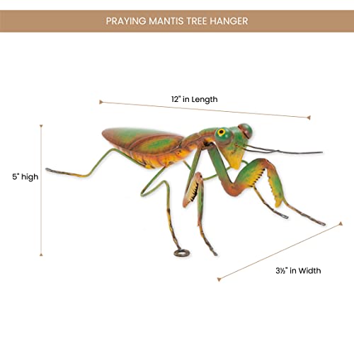 Whimsical Praying Mantis Tree Hanger - Garden Decoration