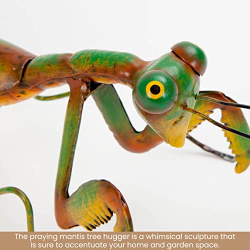 Whimsical Praying Mantis Tree Hanger - Garden Decoration