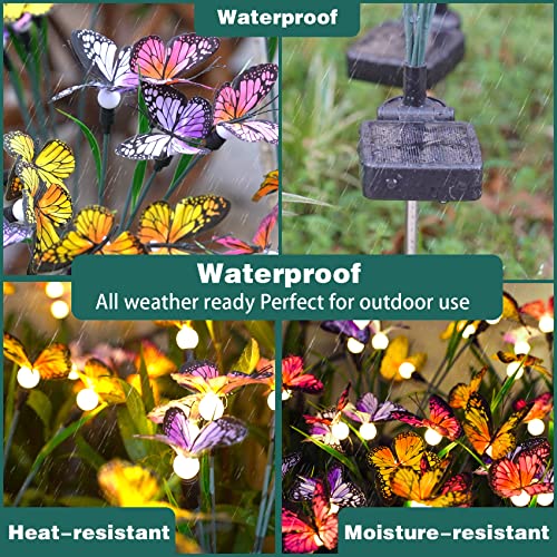 Solar Butterfly Garden Lights - Swing in the Wind