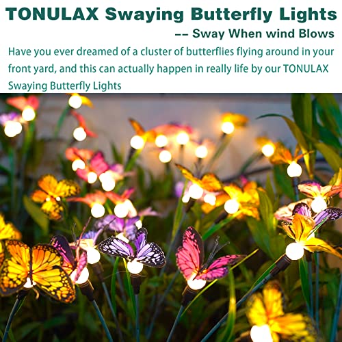 Solar Butterfly Garden Lights - Swing in the Wind