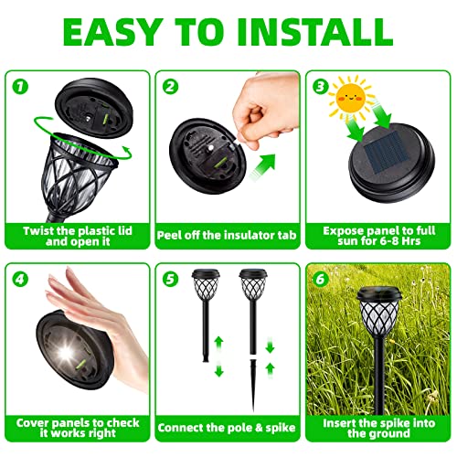 Solar Garden Lights - Bright Outdoor Waterproof Decorations
