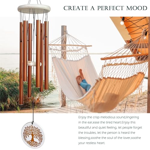 Tree of Life Outdoor Wind Chimes - Serene Garden Decor