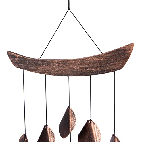 30" H Shimmering Mandala Wind Chimes - Outdoor Garden Decor