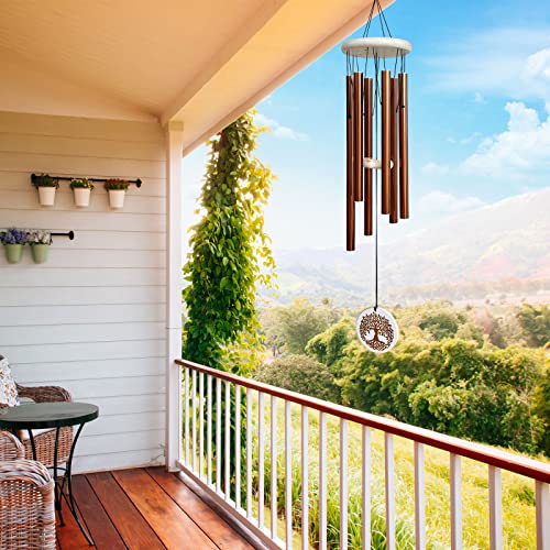 Tree of Life Outdoor Wind Chimes - Serene Garden Decor