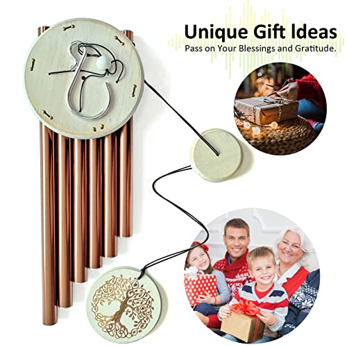 Tree of Life Outdoor Wind Chimes - Serene Garden Decor