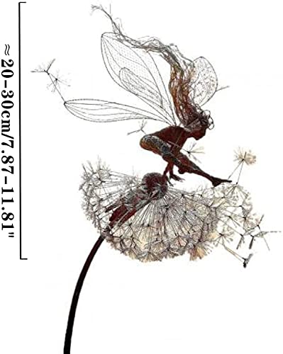 Stainless Steel Fairy Ornaments: Dandelion Garden Decor
