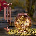Wind Chimes for Outside 38" Hummingbird Solar Wind Chimes Gifts for Mom Hanging Solar Lantern, Garden Decor Wind Chime for Patio Yard, Christmas Windchimes Outdoors Gifts for Women Mom Grandma