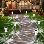 10 Pack Solar Stake Lights for Garden Pathways