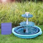 AISITIN 3-Tier Solar Bird Bath Fountain