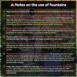 Solar-Powered Rock Water Fountain with LED Light