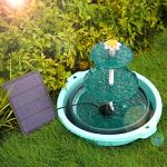 AISITIN 3-Tier Solar Bird Bath Fountain