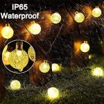 Solar Fairy Lights with Crystal Balls - 50LED