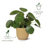 Elho Vibes Fold Round Flower Pot – White