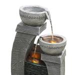 Solar-Powered 3-Tier Garden Water Fountain