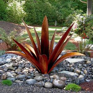 Metal Agave Plant Art Sculpture for Garden Decor
