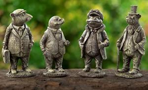 Miniature Wind in the Willows Garden Statues