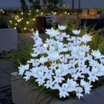 2 Pack Solar Flower Lights for Yard Decor