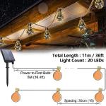 Solar String Lights with Remote for Outdoor Decor