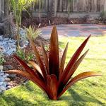Metal Agave Plant Art Sculpture for Garden Decor