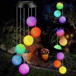 Solar LED Wind Chime Light for Garden Decor