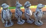 Miniature Wind in the Willows Garden Statues