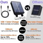 Solar String Lights with Remote for Outdoor Decor