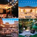 50FT LED Outdoor String Lights for Garden Decor