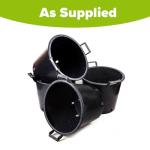 YouGarden Heavy Duty 30L Plastic Plant Pots
