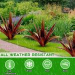 Metal Agave Plant Art Sculpture for Garden Decor