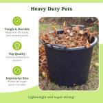 YouGarden Heavy Duty 30L Plastic Plant Pots