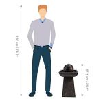 Modern Outdoor Sphere Water Fountain with Lights