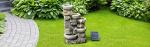 Solar-Powered 4-Tier Garden Water Fountain